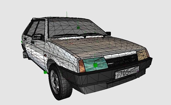 3D графика: модель автомобиля
