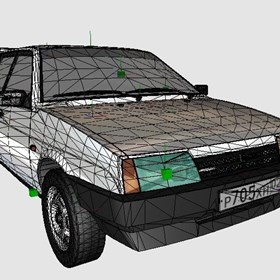 3D графика: модель автомобиля